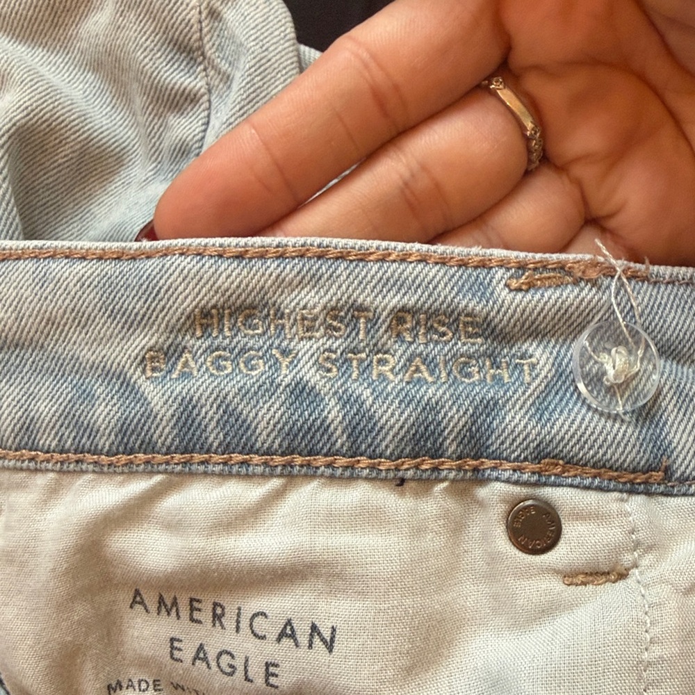American Eagle Crossover Baggy Straight Jeans - Picture 5 of 7